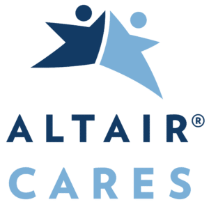 Altair Cares Logo_Stacked Altair Cares Logo Stacked