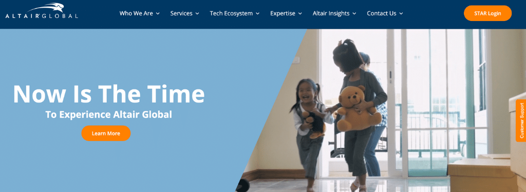 New Website Altair Global's new website