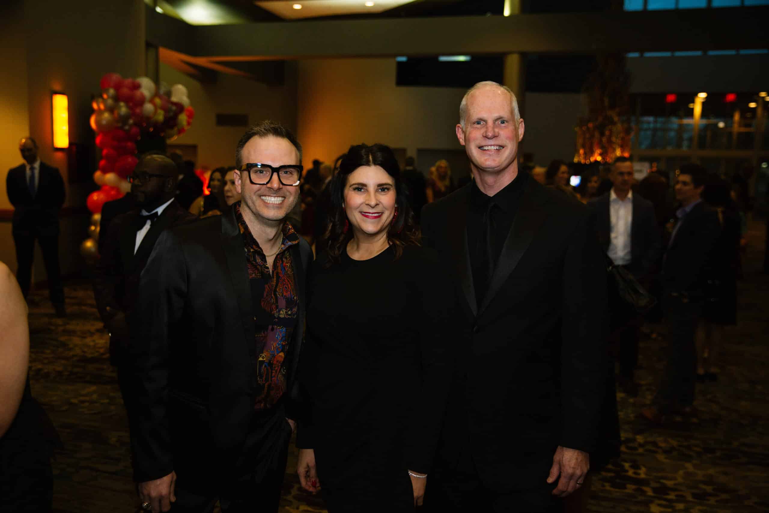 Trapper Pace, Amy Fedele, and Chad Sterling of Altair Global at Frisco Chamber Gala 2023