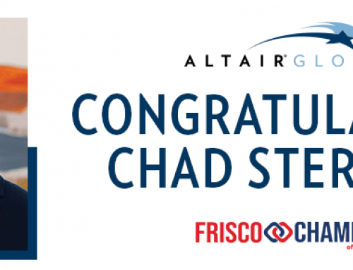 New Role, Same Dedication: Altair Global CEO Chad Sterling as Frisco Chamber Chair of the Board in 2024