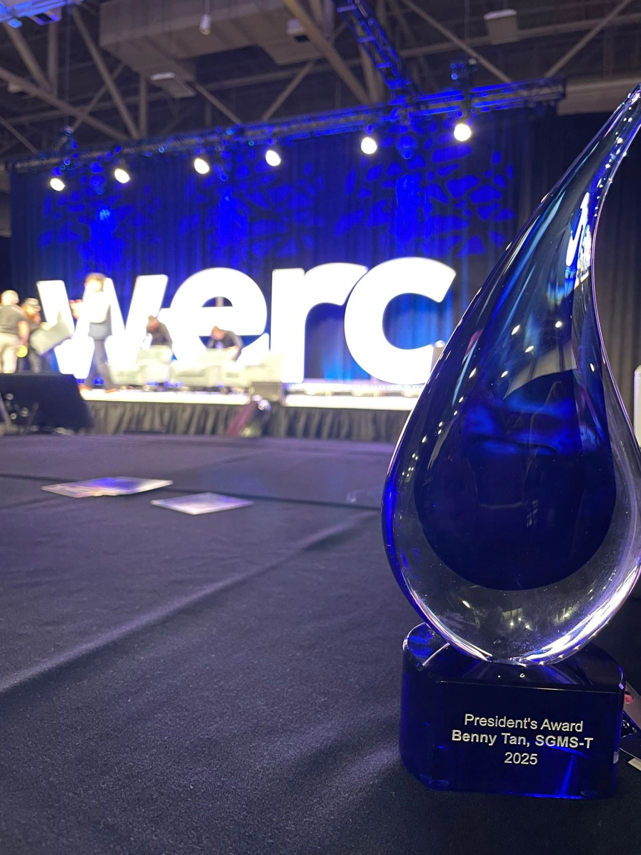 Altair Global Showcases Experience and Innovation at WERC Global 25 8 Benny Tan Presidents Award